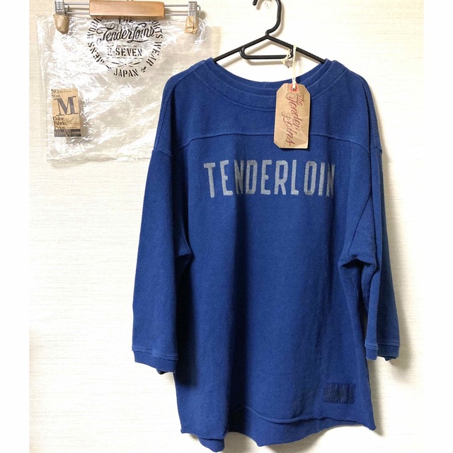 TENDERLOIN(テンダーロイン)の22SS テンダーロイン MOSS STITCH NFL フットボール シャツ  メンズのトップス(Tシャツ/カットソー(七分/長袖))の商品写真