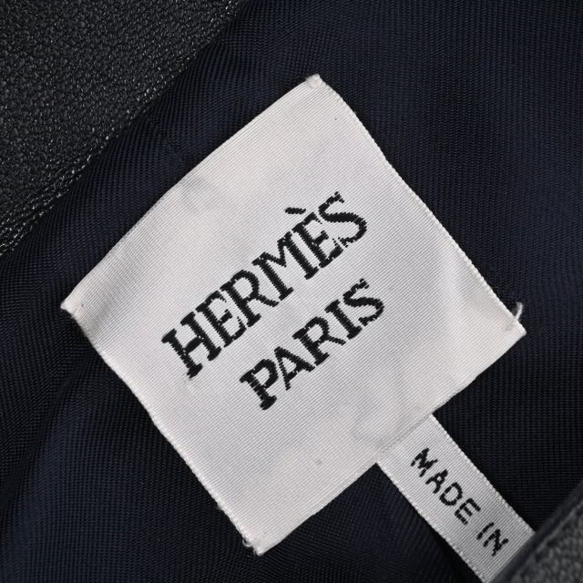 Hermes(エルメス)のHERMES ゴートスキン レザー ジャケット レディースのジャケット/アウター(その他)の商品写真