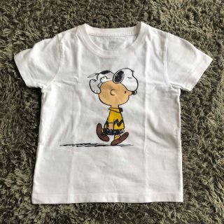 グラニフ(Design Tshirts Store graniph)のグラニフ スヌーピー チャーリーブラウンTシャツ キッズ  110cm 男の子(Tシャツ/カットソー)