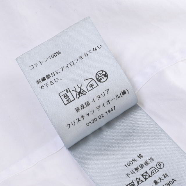DIOR HOMME - Dior HOMME ラペル刺繍 比翼 ドレスシャツの通販 DIOR HOMME - Dior HOMME ラペル刺繍 比翼 ドレスシャツの通販