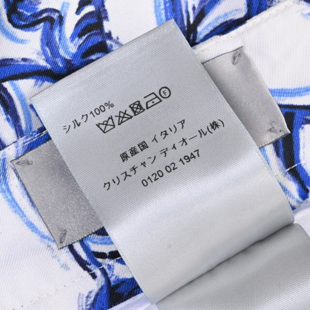 Dior HOMME × ケニーシャーフ 寅 プリント シルク ハーフパンツ美中古品