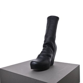 Rick Owens SOCK WEDGE レザー ブーツ