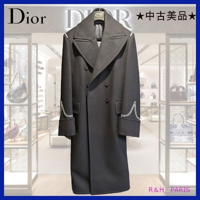 上品】 - Dior 【2021AW】ディオール 46 ネイビー コレクションコート