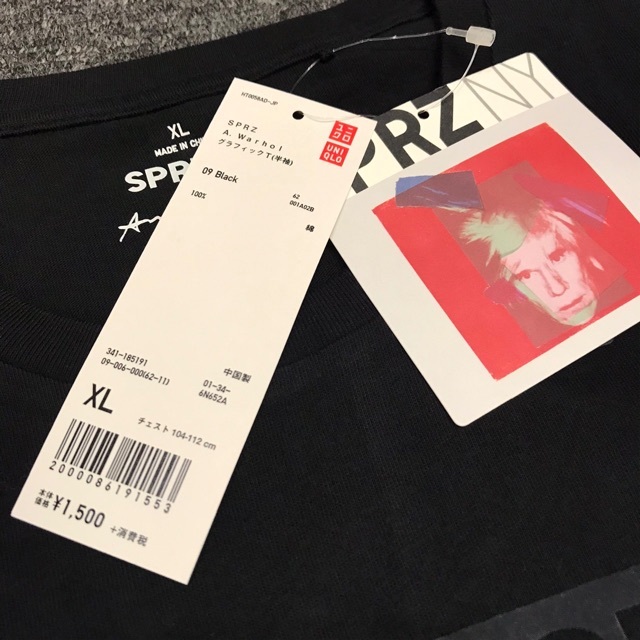 UNIQLO(ユニクロ)の【K3736】未使用 ユニクロ SPRZ A.Warhol 他 Tシャツ 3着 メンズのトップス(Tシャツ/カットソー(半袖/袖なし))の商品写真
