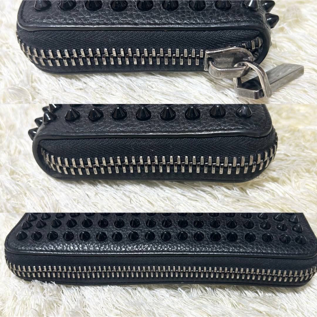 ♡美品♡クリスチャン ルブタン パネトーネ 長財布 スタッズ ラウンド