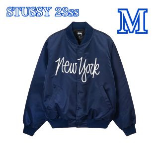 ステューシー(STUSSY)のSTUSSY NY CHAPTER SATIN VARSITY JACKET  (スタジャン)