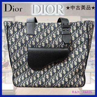 ディオール(Dior)の中古★ディオール オブリーク サドルトートバック(トートバッグ)