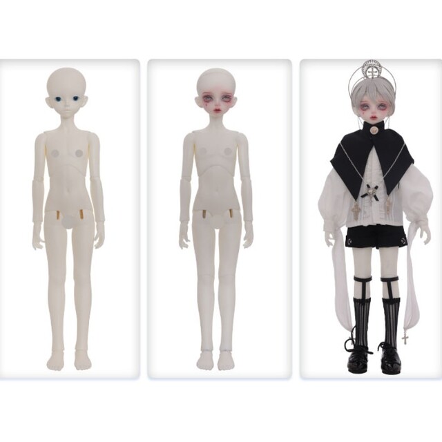 H67 bjd 1/4 ドール本体 Carimin 球体関節人形 ハンドメイド | www