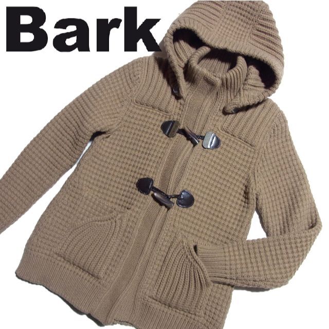 BARK - Bark バーク ニット ショート ダッフルコート S ベージュの通販