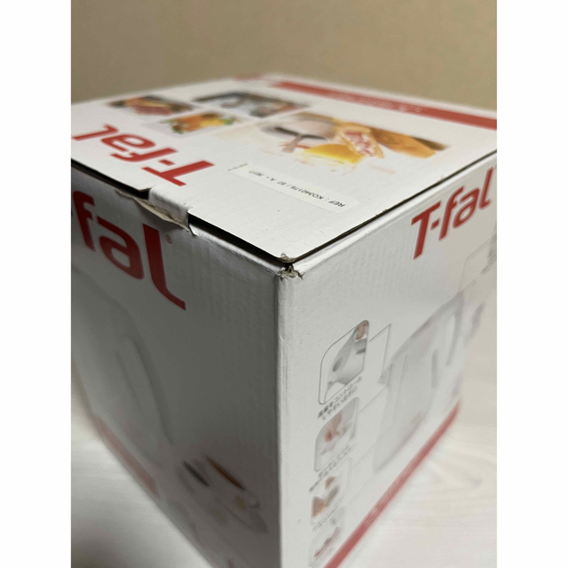 T-fal(ティファール)のT-fal ジャスティンプラス ティファール 電気ケトル ホワイト1.2L スマホ/家電/カメラの生活家電(電気ケトル)の商品写真