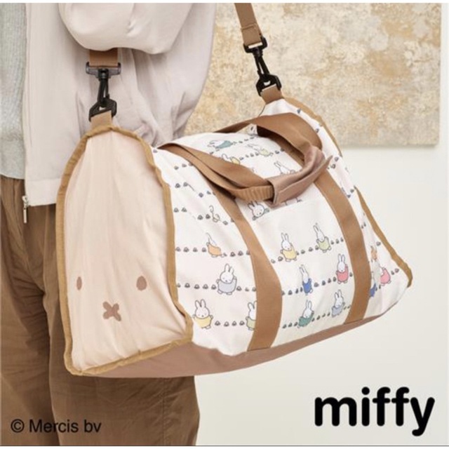 miffy(ミッフィー)のひよこ様専用　最終値下げ❗️タイトー　ミッフィーくじ　A賞　ボストンバック レディースのバッグ(ボストンバッグ)の商品写真