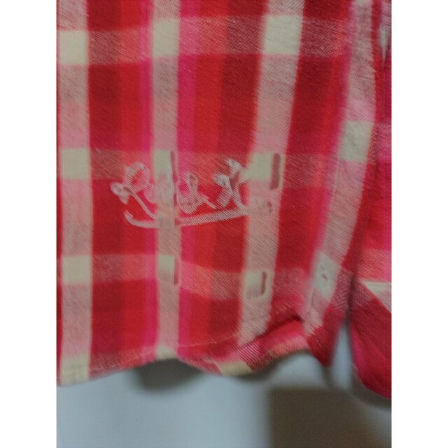 RUSS・K(ラスケー)の美品RUSS・K（ラスケー） ネルシャツ ピンクSクリーニング済み メンズのトップス(シャツ)の商品写真