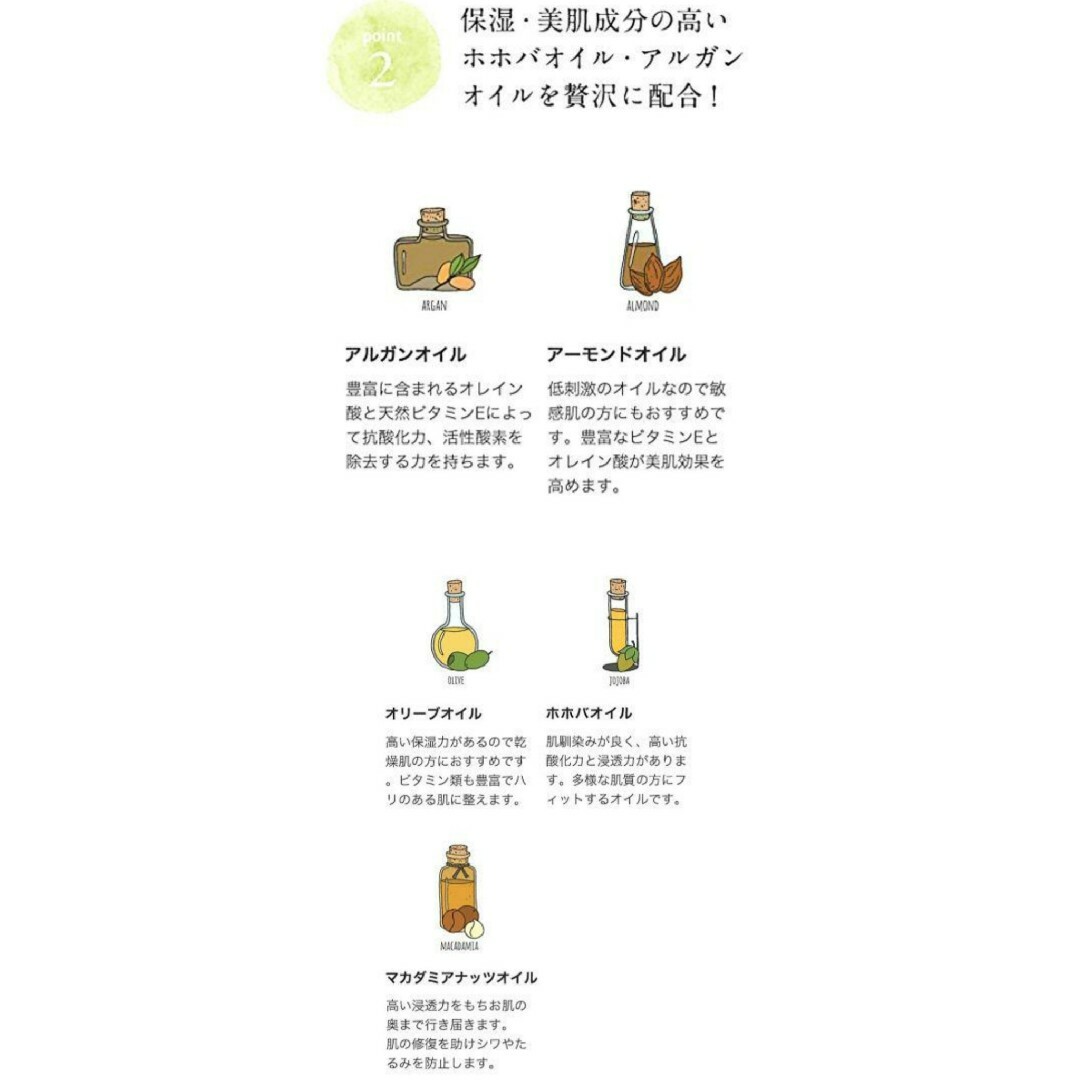 未使用品☆マッサージオイル　サロン専売品　高品質MASSAGE OIL　日本製 コスメ/美容のボディケア(ボディオイル)の商品写真