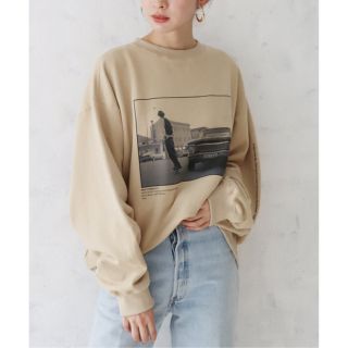 プラージュ(Plage)のplage JANE SMITH SP PHOTO SWEAT プルオーバー(トレーナー/スウェット)