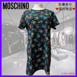 MOSCHINO - 新品☆MOSCHINO モスキーノ テディベア Tシャツ 黒 XXSの