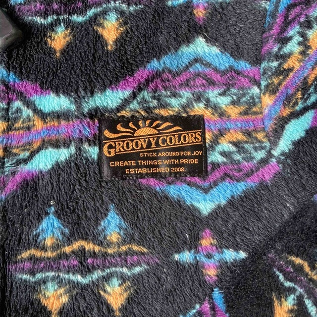 Groovy Colors(グルービーカラーズ)のグルービーカラーズ リバーシブル　フリース　ジャケット キッズ/ベビー/マタニティのキッズ服男の子用(90cm~)(ジャケット/上着)の商品写真