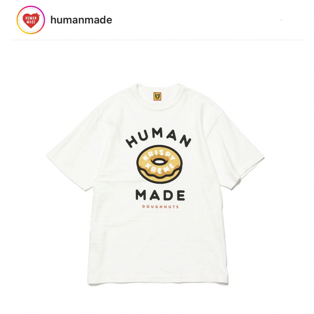 HUMAN MADE KRISPY KREME GRAPHIC Tシャツ S 新発売の 8250円引き