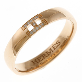 Hermes - エルメス HERMES リング・指輪 12.5号 K18ピンクゴールド ダイヤモンド 中古