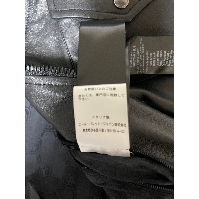 在庫限り】 NEIL BARRETT ニールバレットコンビライダースジャケット M
