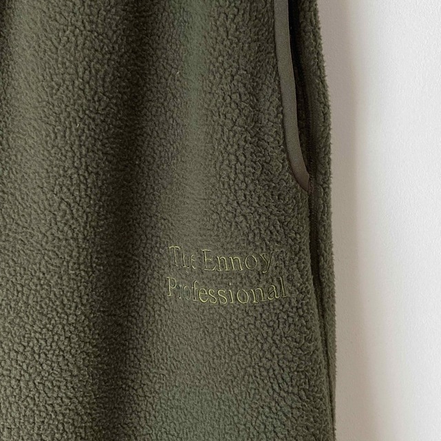 ennoy エンノイ フリース OLIVE DRAB オリーブ　セットアップ