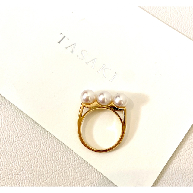 TASAKI(タサキ)の★美品★ TASAKI タサキ バランス プラス リング 10号 YG レディースのアクセサリー(リング(指輪))の商品写真