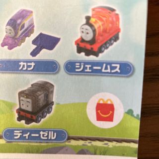 マクドナルド(マクドナルド)のハッピーセット  2023 トーマス  ジェームス　新品(キャラクターグッズ)