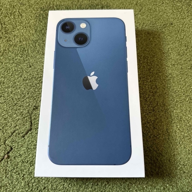 Apple(アップル)のiPhone13mini 256GB ブルー　中古美品 スマホ/家電/カメラのスマートフォン/携帯電話(スマートフォン本体)の商品写真