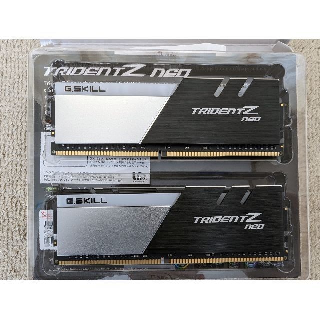 G.Skill TridentZ Neo DDR4-3600 64GPCパーツ