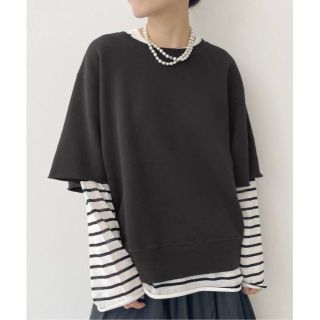 アパルトモンドゥーズィエムクラス(L'Appartement DEUXIEME CLASSE)のL'Appartement REMI RELIEF Sleeve Sweat(トレーナー/スウェット)