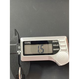 新品 pt900 1.5mm×17mmフープピアス (17)