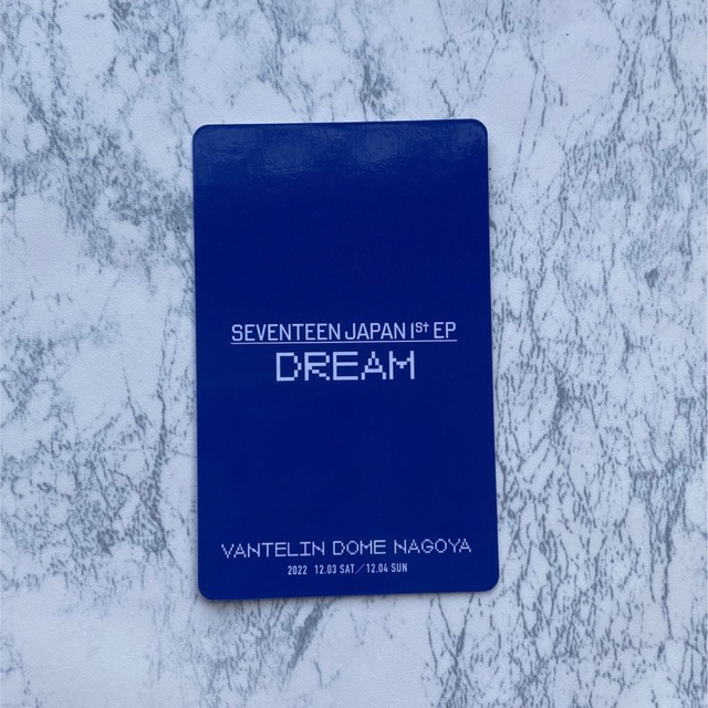 SEVENTEEN - セブチ DREAM 名古屋 来場者特典 ミンハオ フォトカード