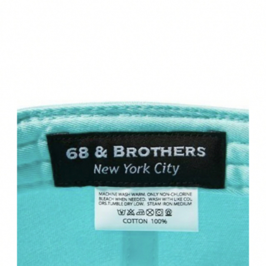 68&brothers(シックスティエイトアンドブラザーズ)の68&brothers キャップ  帽子 6パネル ティファニー カラー メンズの帽子(キャップ)の商品写真