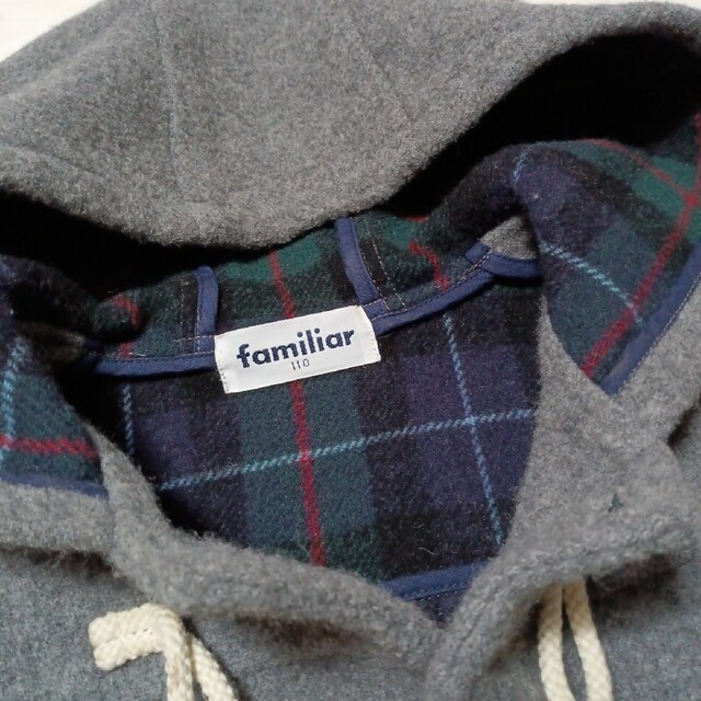 familiar(ファミリア)のくぅ様専用！【110】familiar✩ダッフルコート キッズ/ベビー/マタニティのキッズ服男の子用(90cm~)(コート)の商品写真