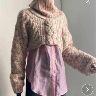 アメリヴィンテージ(Ameri VINTAGE)のUND 2WAY LOOP YARN SHORT KNIT アメリヴィンテージ(ニット/セーター)