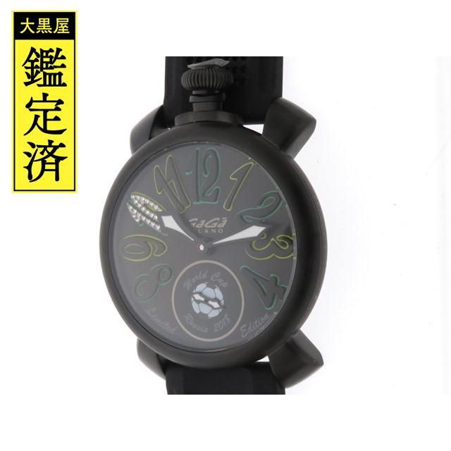 華麗 GaGa MILANO ガガミラノ マヌアーレ48mm SS/ラバー メンズ 手