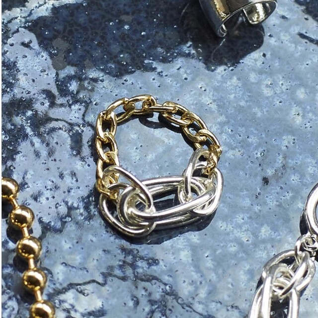Nothing And Others  Solid chain mix Ring レディースのアクセサリー(リング(指輪))の商品写真