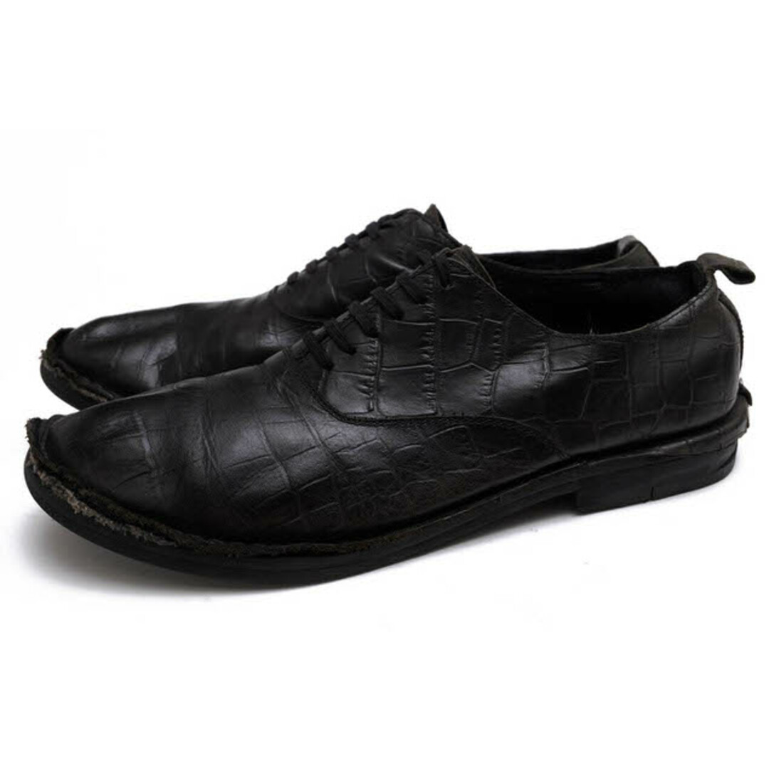 コムデギャルソン／COMME des GARCONS シューズ ビジネスシューズ 靴 ビジネス メンズ 男性 男性用レザー 革 本革 ブラック 黒  サドルシューズ