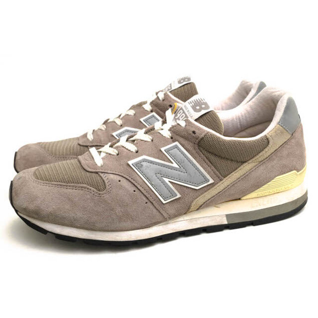 ニューバランス／NEW BALANCE シューズ スニーカー 靴 ローカット メンズ 男性 男性用レザー 革 本革 グレー 灰色  M990BM5