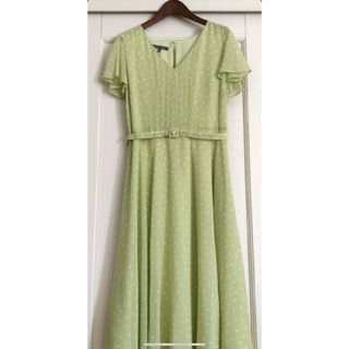 ローラアシュレイ(LAURA ASHLEY)のローラアシュレイ     春夏もの　ワンピース　グリーン(ロングワンピース/マキシワンピース)