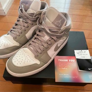 ジョーダン(Jordan Brand（NIKE）)のNike Air Jordan1 Mid Linen 26.5cm(スニーカー)