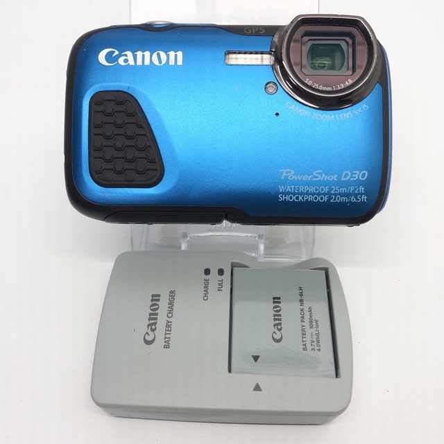 Canon デジタルカメラ Power Shot D30 ブルー
