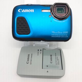 キヤノン(Canon)のCanon デジタルカメラ Power Shot D30 ブルー(コンパクトデジタルカメラ)