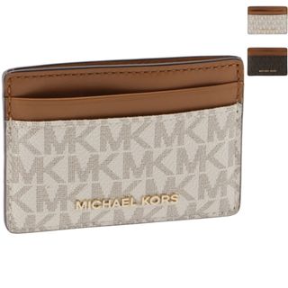 マイケルコース(Michael Kors)のマイケル マイケル コース MICHAEL MICHAEL KORS カードケース 定期入れ パスケース シグネチャーキャンバス 2023年春夏新作 34F1GJ6D0B 0005 (パスケース/IDカードホルダー)