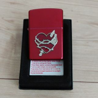 ジッポー(ZIPPO)のZippo レッド　ハート(タバコグッズ)