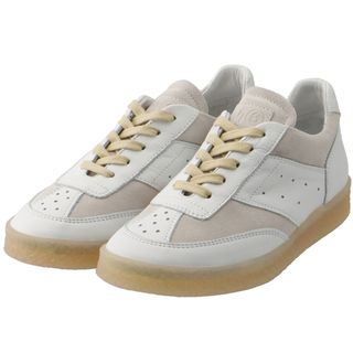 エムエムシックス(MM6)のエム エム シックス メゾン マルジェラ MM6 MAISON MARGIELA スニーカー 6 コート シューズ 靴 レディース ローカット ホワイト系 S59WS0192 P0673 H1744(スニーカー)