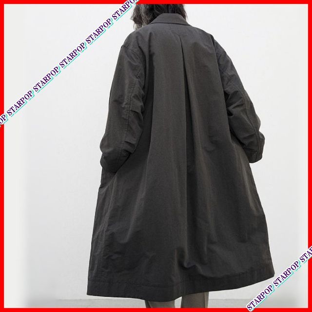 売り大阪 LIDNM NYLON RIP LOOSE MILITARY COAT リドム トレンチコート