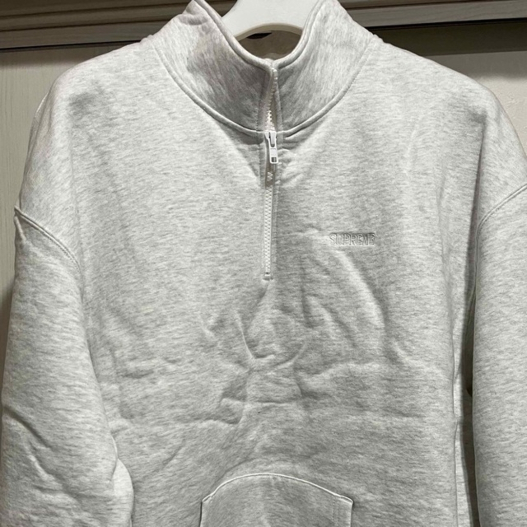 Supreme(シュプリーム)のSupreme Cross Half Zip Sweatshirt L Grey メンズのトップス(スウェット)の商品写真