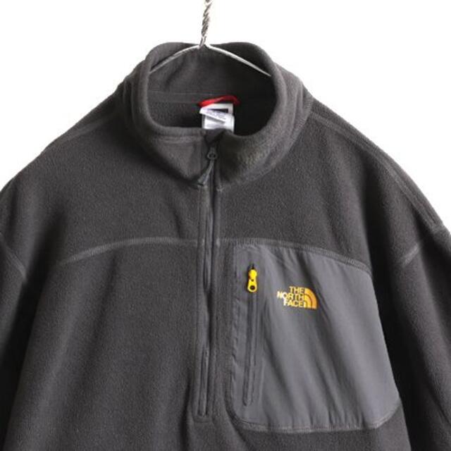 THE NORTH FACE(ザノースフェイス)のノースフェイス フリース Tシャツ XL ロンT プルオーバー アウトドア 濃灰 メンズのトップス(Tシャツ/カットソー(七分/長袖))の商品写真