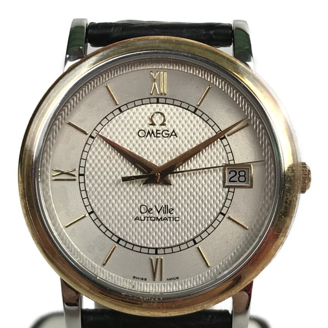 即納】 オメガ □□OMEGA - OMEGA DeVille 1108 メンズ腕時計 レザー