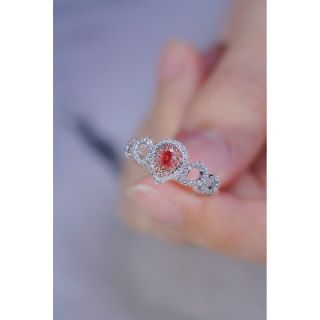 天然ダイヤモンドリング0.48ct　k18(リング(指輪))